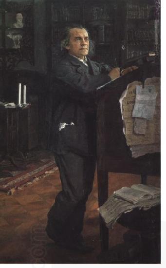 Valentin Serov Compositor Alexander Serov por Valentin Serov, 1887-1888 oil painting picture